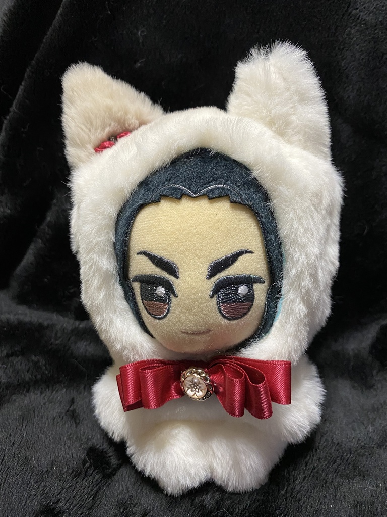 ちびぐるみ ぬい服 しろねこ(ベージュ)