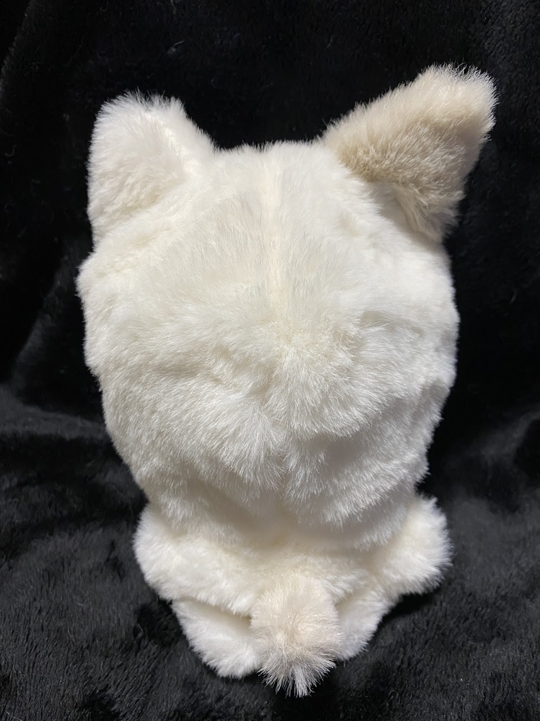 ちびぐるみ ぬい服 しろねこ(ベージュ)