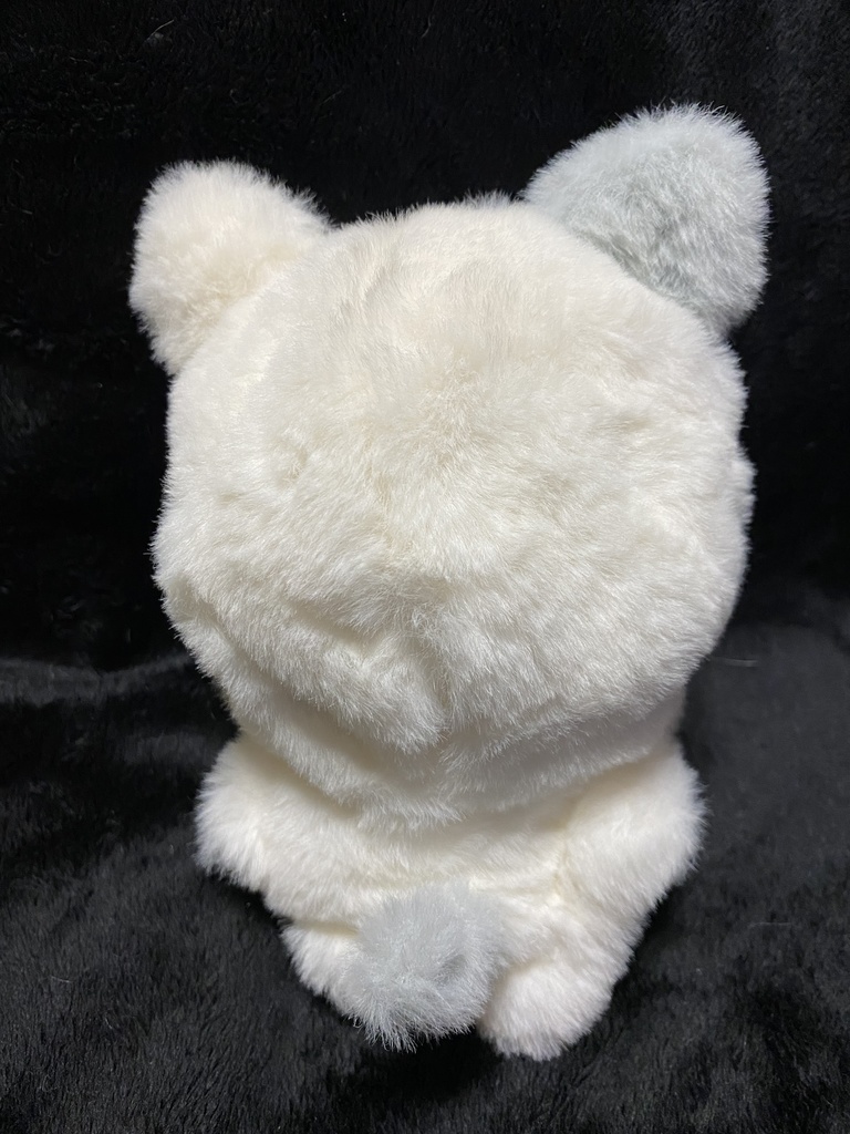 ちびぐるみ ぬい服 しろねこ(グレー)