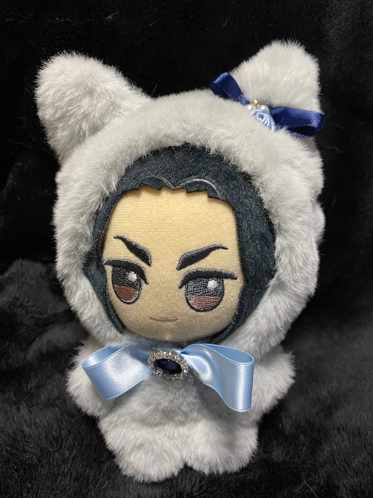 ちびぐるみ ぬい服 グレーねこ