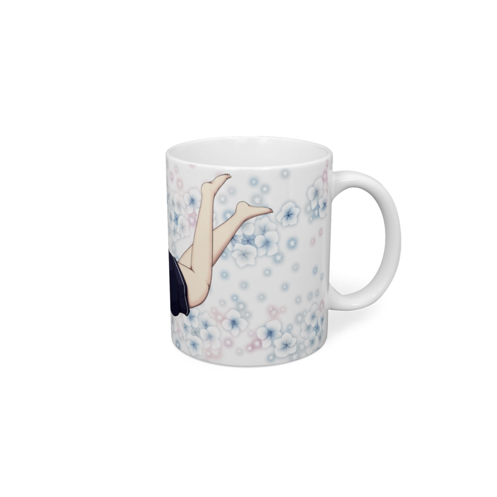 にらりと一緒におやすみマグカップ