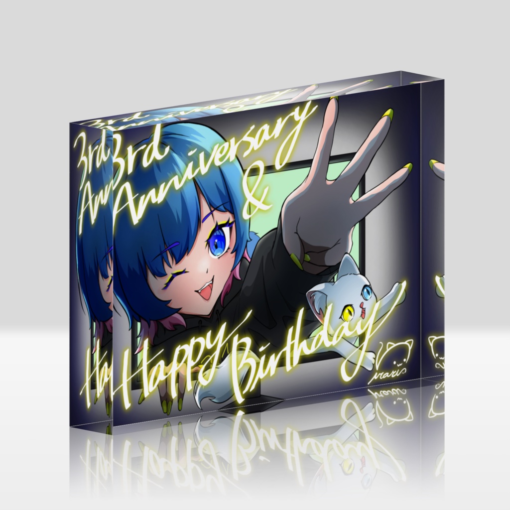3rd Anniversaryアクリルブロック