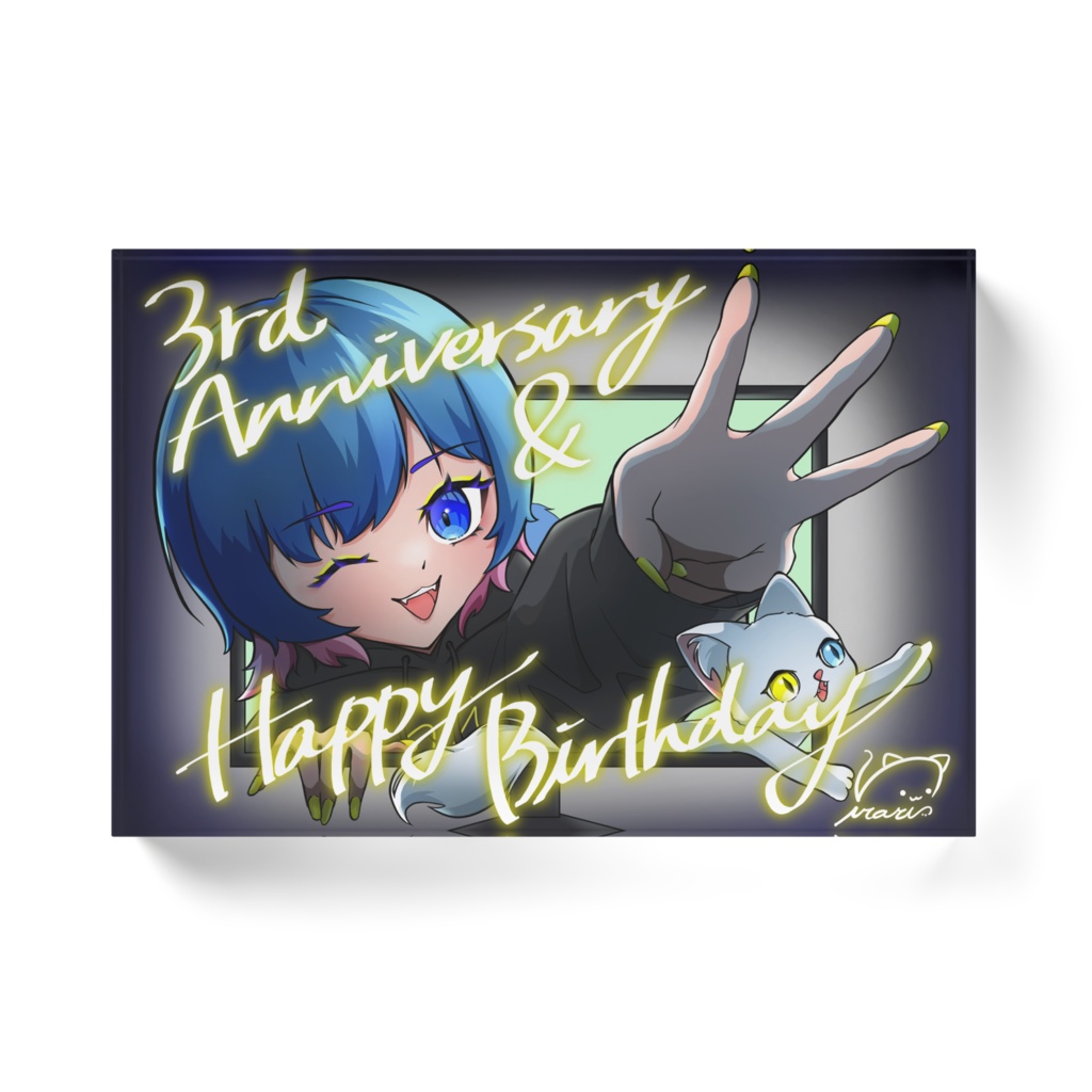 3rd Anniversaryアクリルブロック