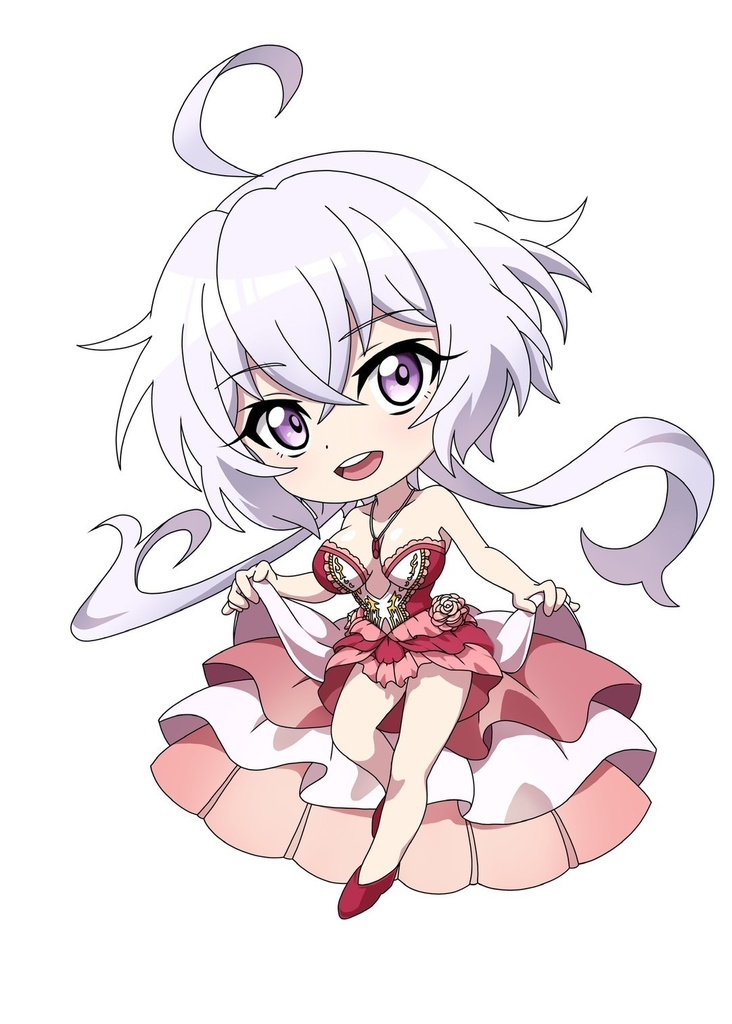 ドレスクリスアクリルキーホルダー