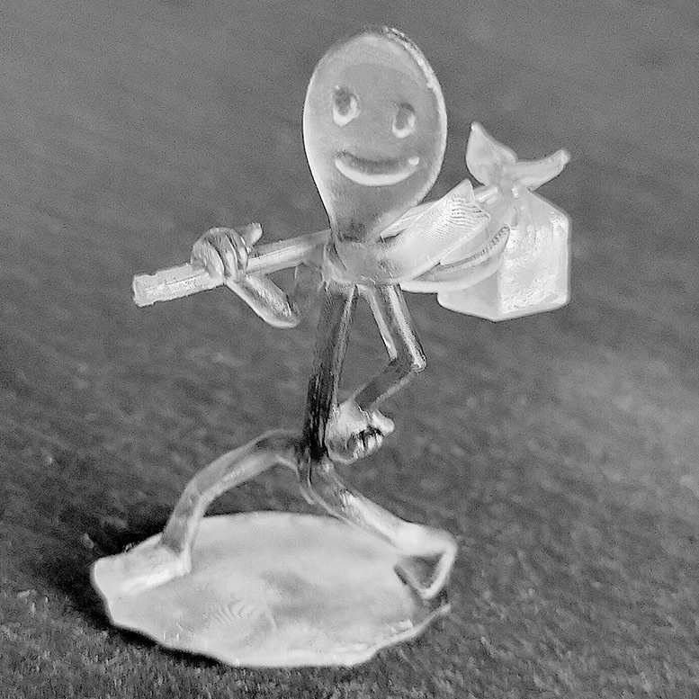 楠部文のよみきかせ絵本「さすらいのティースプーン」3Dプリント付き