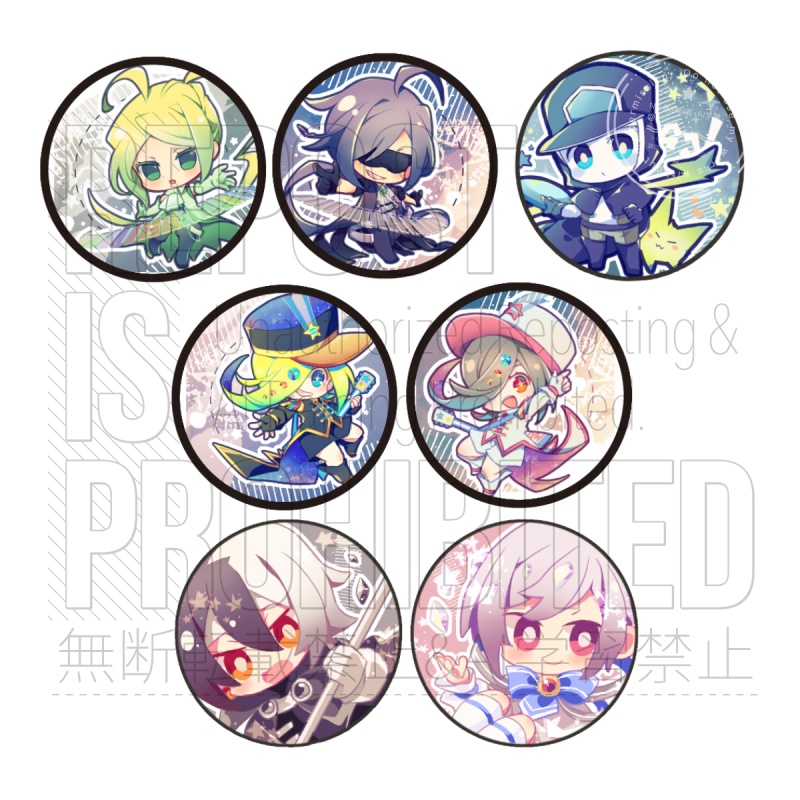 ポップン　缶バッジ