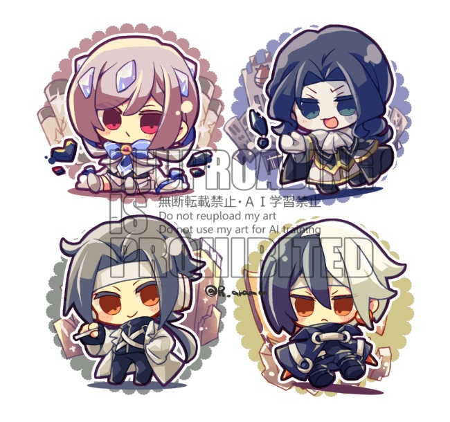 ポップン　缶バッジセット/研究所組