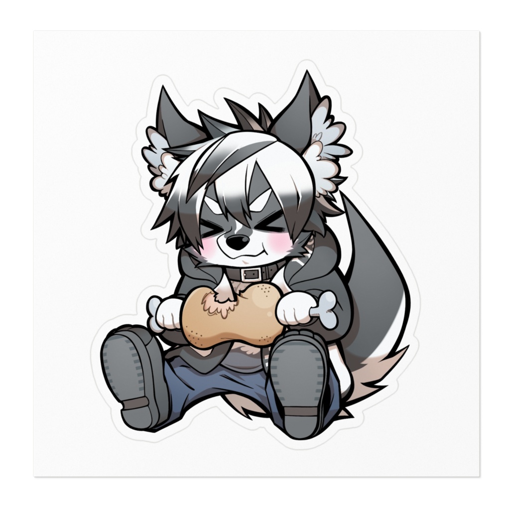 もぐもぐふうるステッカー