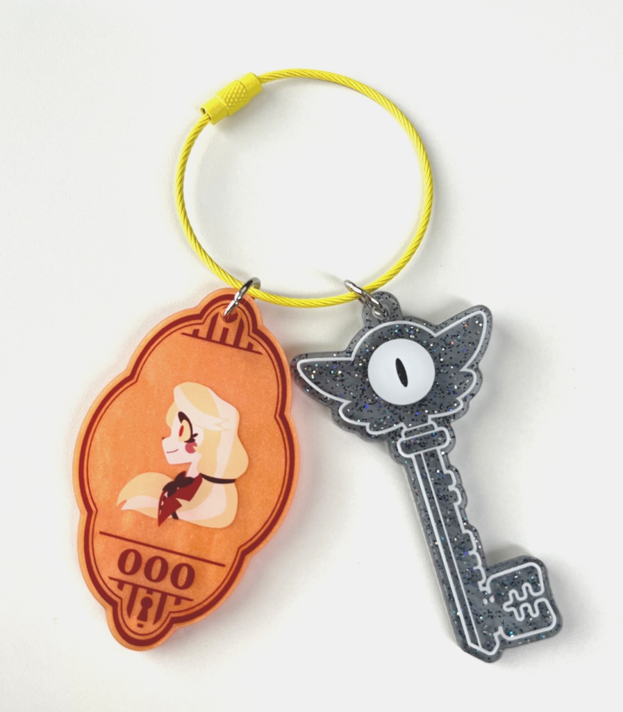 【HazbinHotel】ルームキー風アクリルキーホルダー