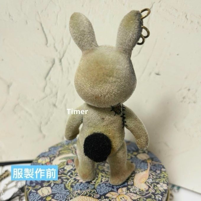 カスタム ウサギファミリー シルバニアファミリーの人形 グレー OC1 アサシン