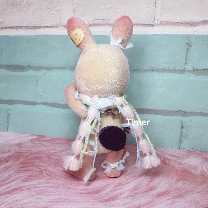 カスタム ウサギファミリー シルバニアファミリーの人形 「summer playful bunny 」 Flory