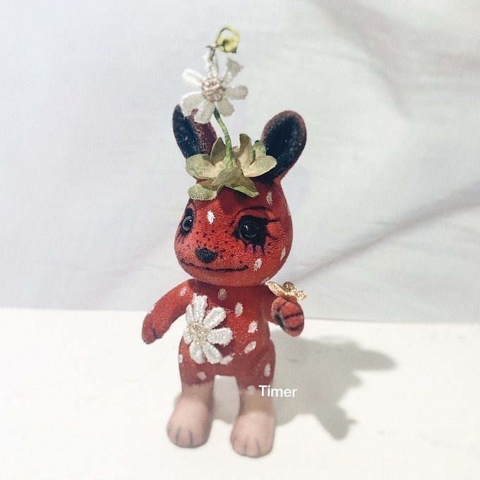 カスタム ウサギファミリー ホワイト シルバニアファミリーの人形 イチコの妖精