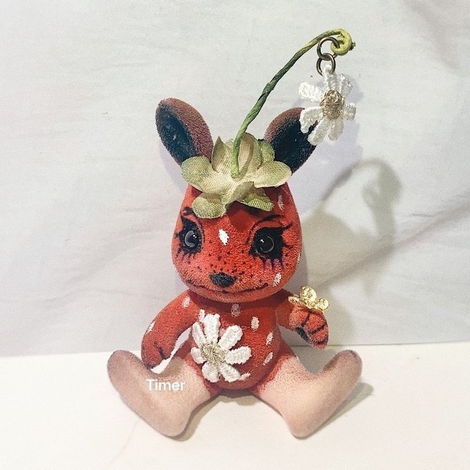 カスタム ウサギファミリー ホワイト シルバニアファミリーの人形 イチコの妖精