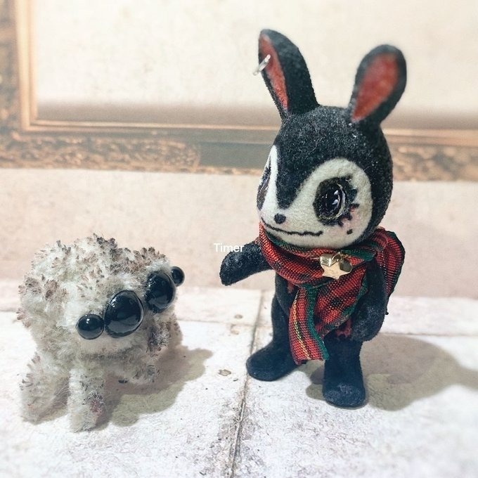 カスタム ウサギファミリー ホワイト シルバニアファミリーの人形 カスタム目初版