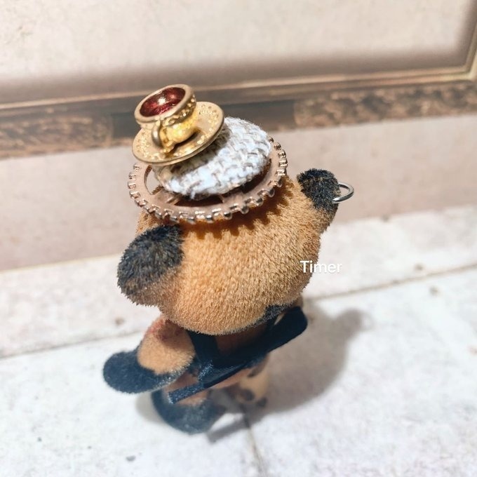 ハニーベア カスタム ミモザ モミジ 歪み帽子 34