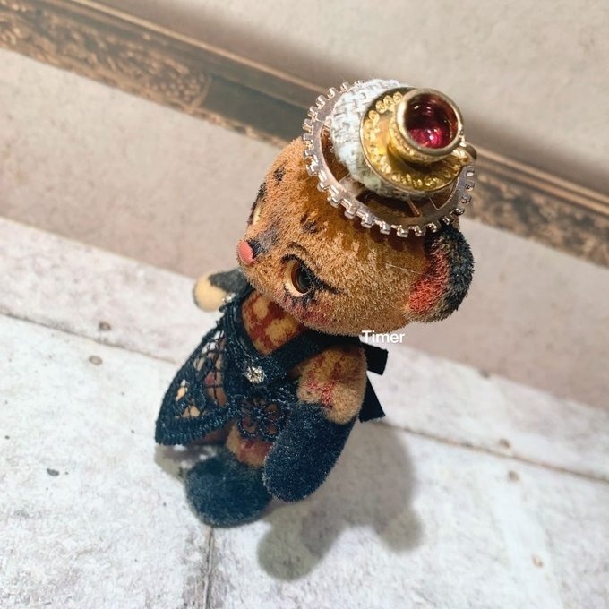 ハニーベア カスタム ミモザ モミジ 歪み帽子 34