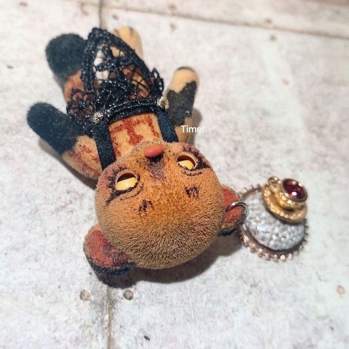 ハニーベア カスタム ミモザ モミジ 歪み帽子 34