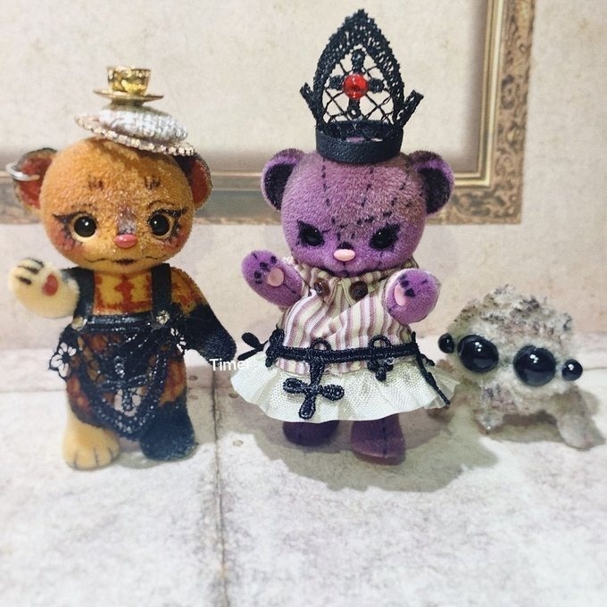 ハニーベア カスタム ミモザ 紫 蜘蛛ちゃんと十字の王女 33