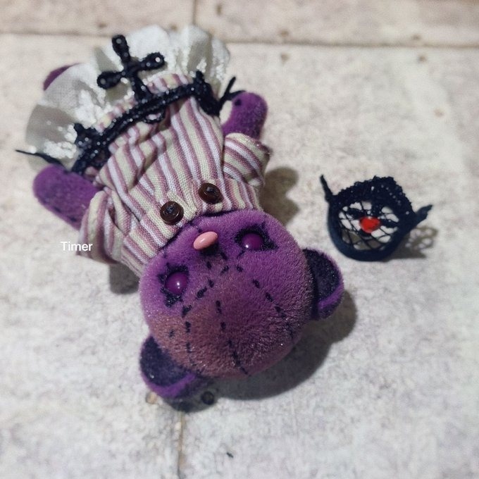 ハニーベア カスタム ミモザ 紫 蜘蛛ちゃんと十字の王女 33