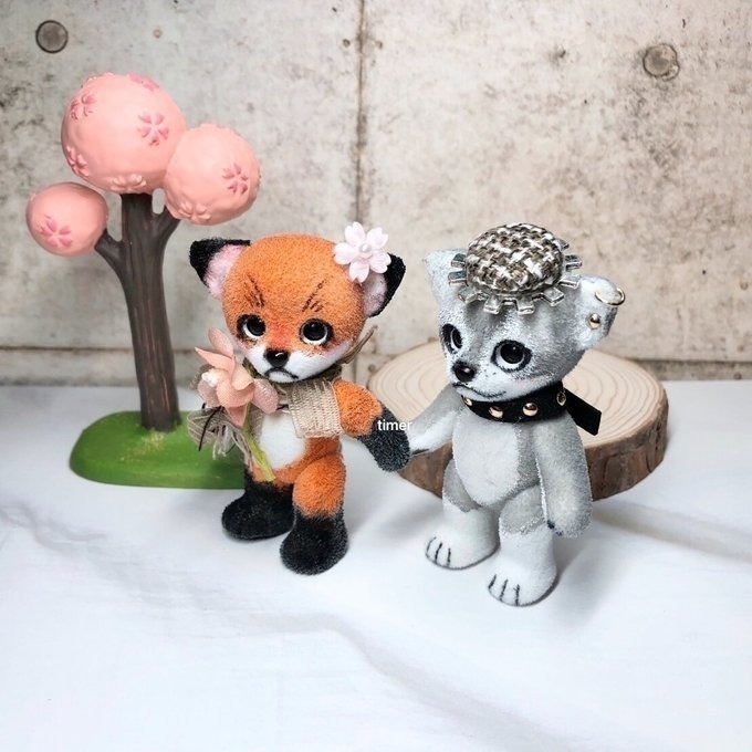 ハニーベア カスタム レンゲ ホワイト キツネ 狐 フィグ 27