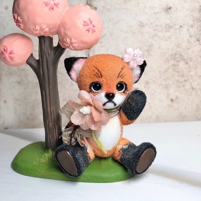 ハニーベア カスタム レンゲ ホワイト キツネ 狐 フィグ 27