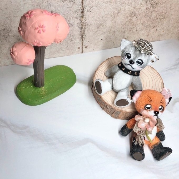 ハニーベア カスタム レンゲ ホワイト キツネ 狐 フィグ 27