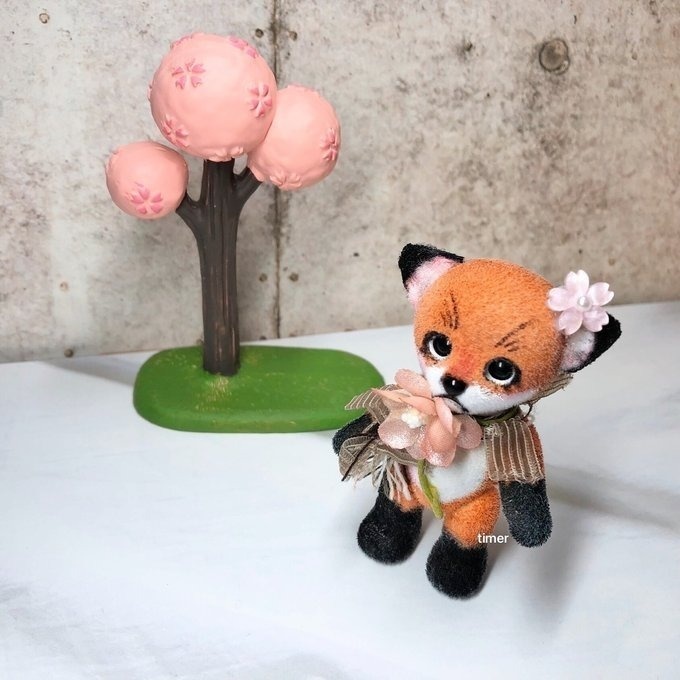 ハニーベア カスタム レンゲ ホワイト キツネ 狐 フィグ 27