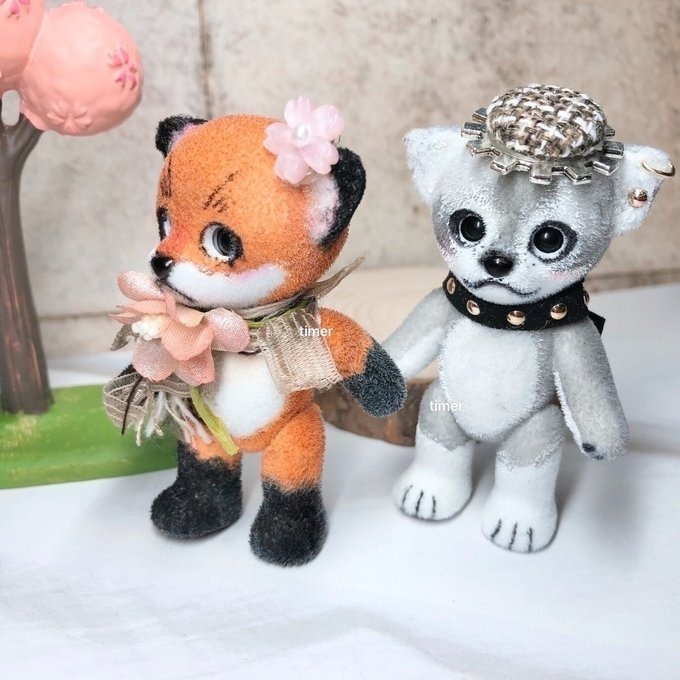 ハニーベア カスタム レンゲ ホワイト キツネ 狐 フィグ 27