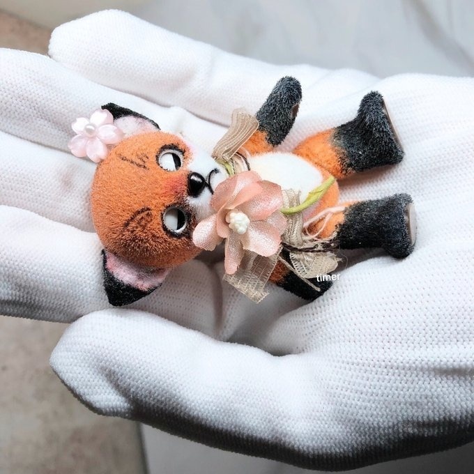 ハニーベア カスタム レンゲ ホワイト キツネ 狐 フィグ 27