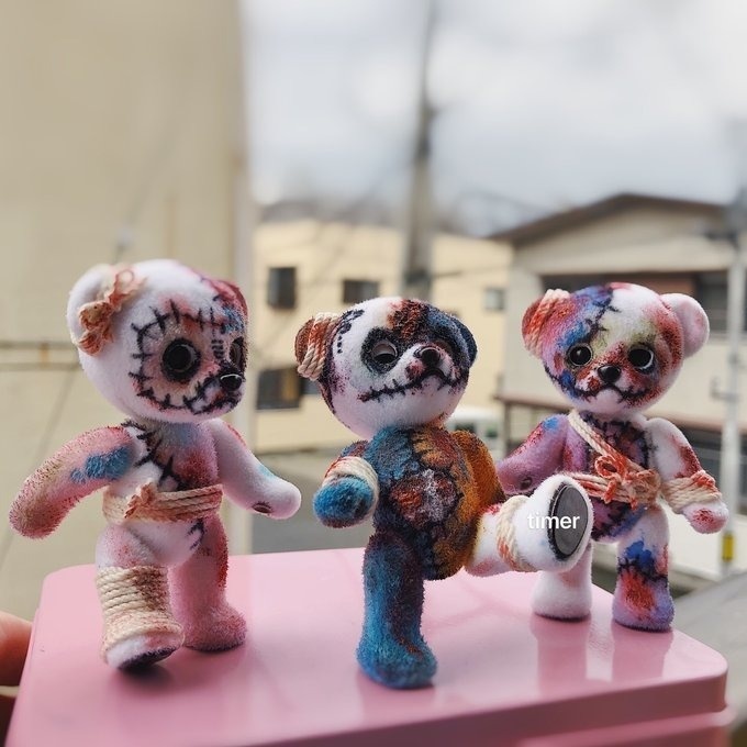 ハニーベア ハロウィン ゾンビ レンゲ カスタム Frank 三兄弟 兄貴Franklin 08