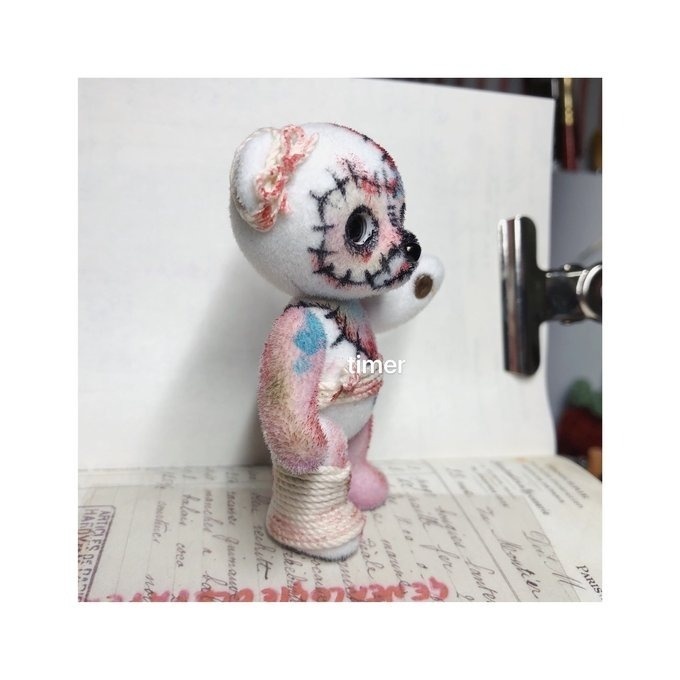 ハニーベア ハロウィン ゾンビ レンゲ カスタム Frank 三兄弟 妹 Fanny 09