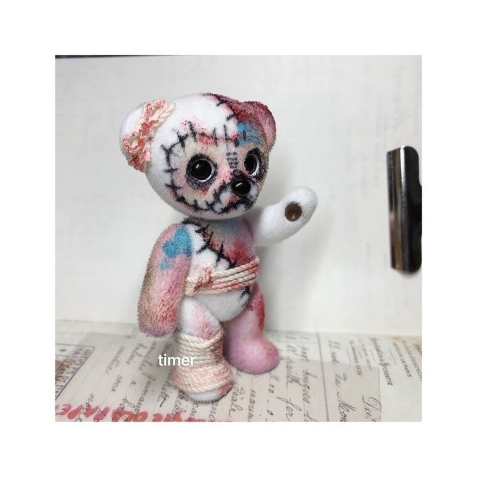 ハニーベア ハロウィン ゾンビ レンゲ カスタム Frank 三兄弟 妹 Fanny 09