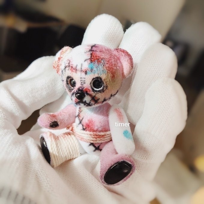 ハニーベア ハロウィン ゾンビ レンゲ カスタム Frank 三兄弟 妹 Fanny 09