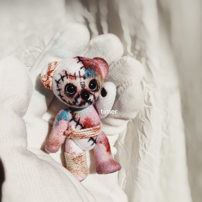 ハニーベア ハロウィン ゾンビ レンゲ カスタム Frank 三兄弟 妹 Fanny 09