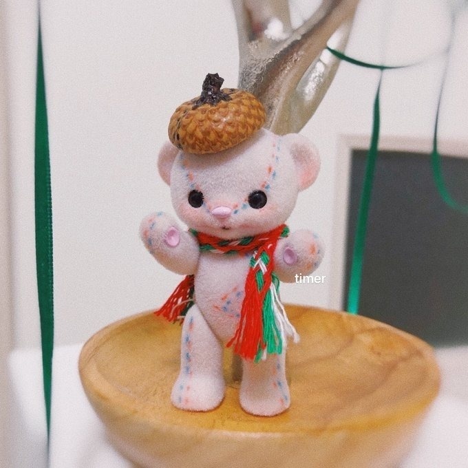 ハニーベア カスタム ミモザ ホワイトグレー 秋 栗 雪ちゃん 23