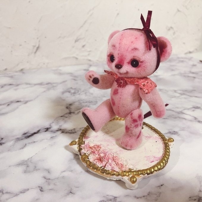 ハニーベア カスタム ミモザ ピンク 桜見 さくら 01