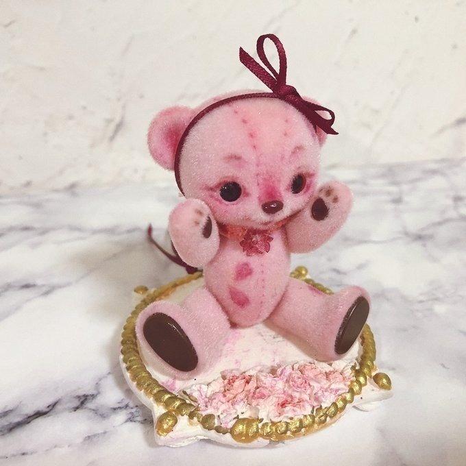 ハニーベア カスタム ミモザ ピンク 桜見 さくら 01