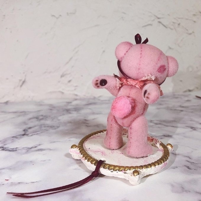 ハニーベア カスタム ミモザ ピンク 桜見 さくら 01