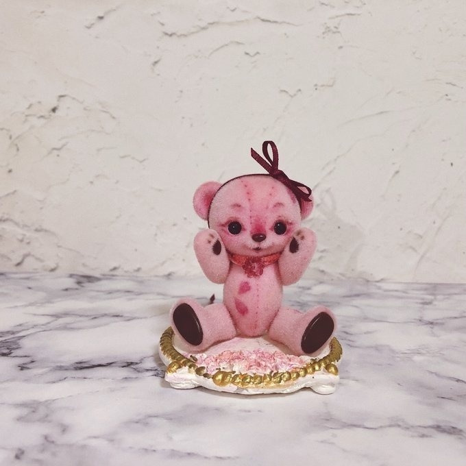 ハニーベア カスタム ミモザ ピンク 桜見 さくら 01