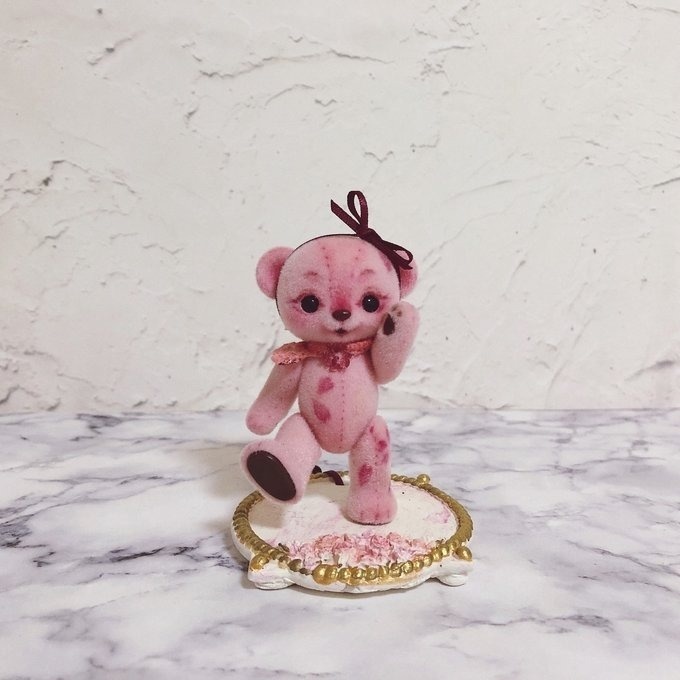 ハニーベア カスタム ミモザ ピンク 桜見 さくら 01