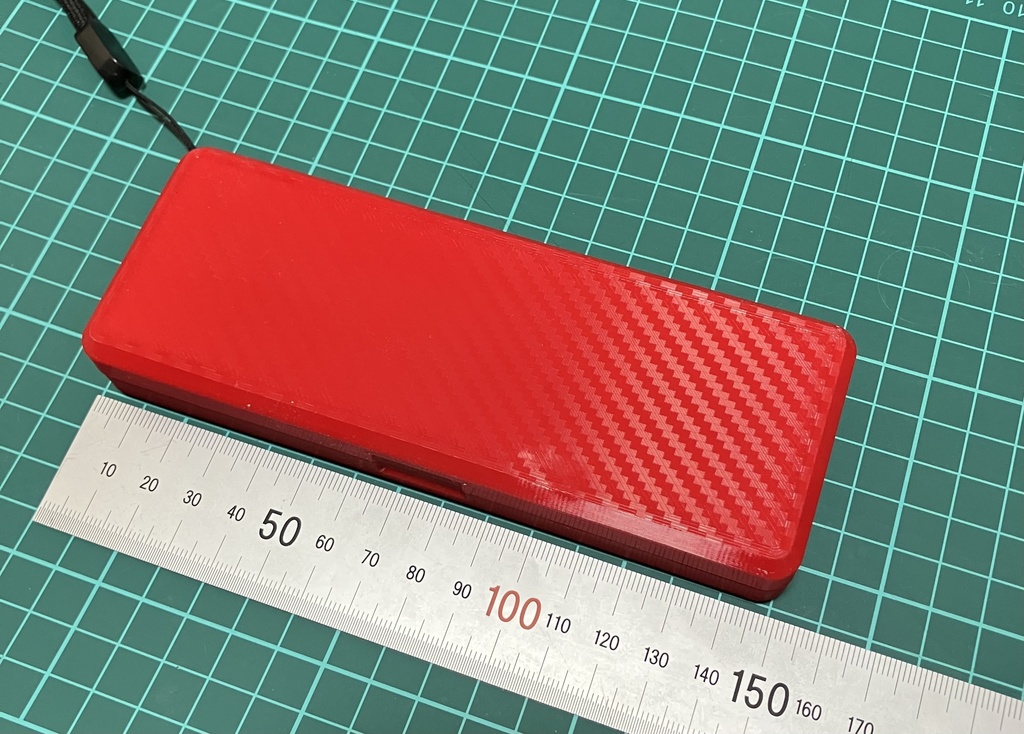 バリコインケース(リビングヒンジ・カーボン柄)