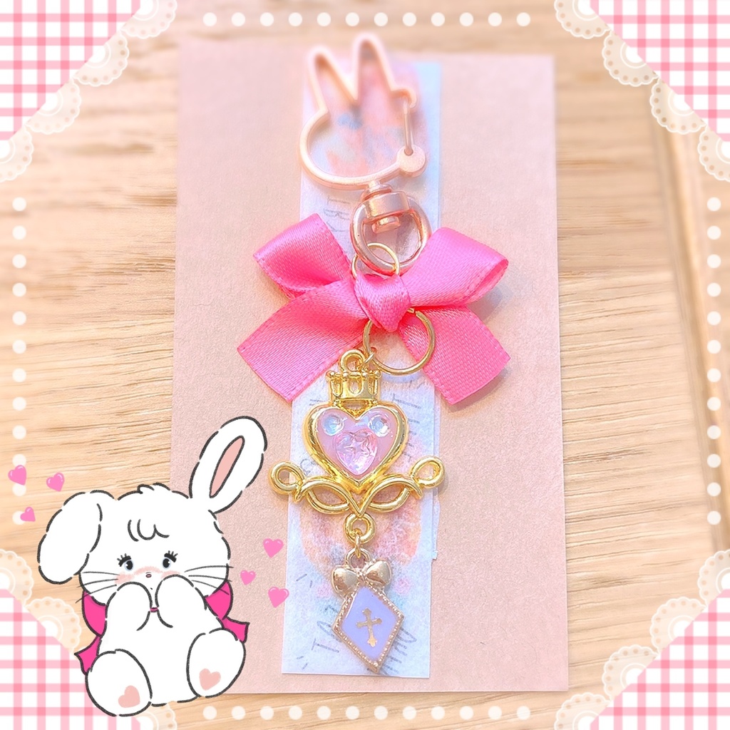 リボンストラップ🎀レジン