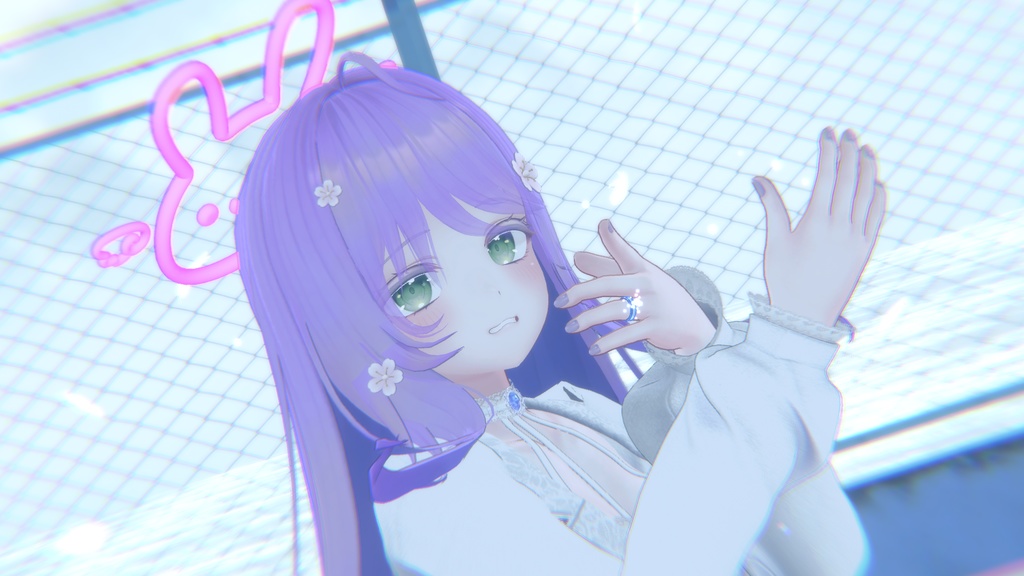 ネオンアニマルヘイロー【VRChatアクセサリー】