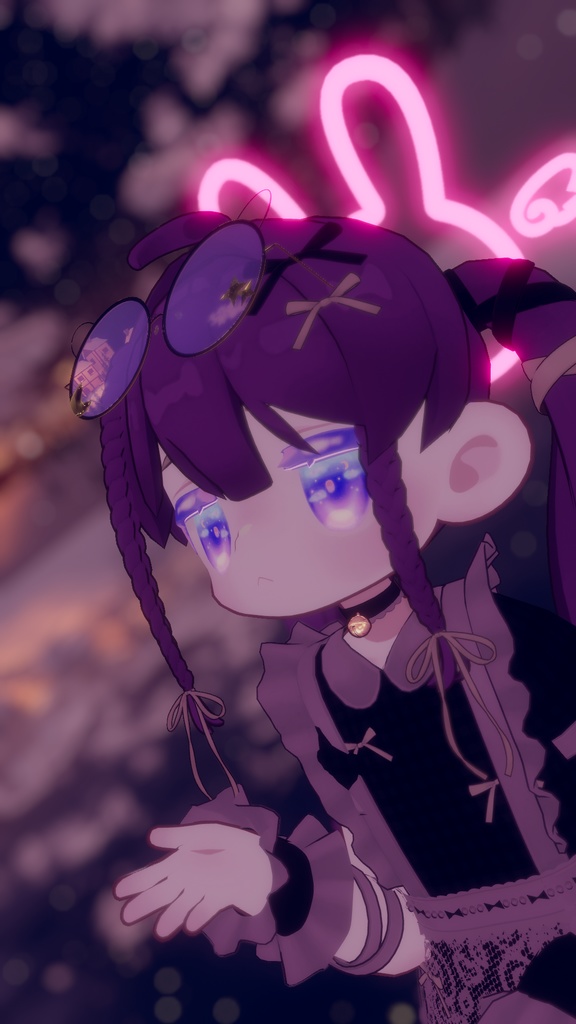 ネオンアニマルヘイロー【VRChatアクセサリー】