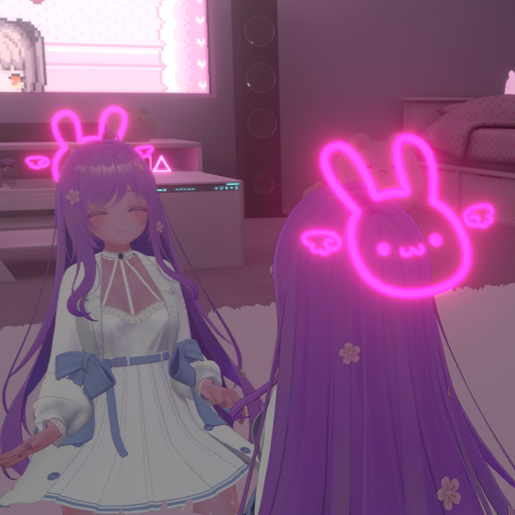 ネオンアニマルヘイロー【VRChatアクセサリー】