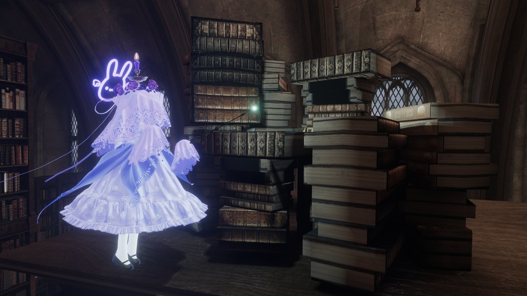 ネオンアニマルヘイロー【VRChatアクセサリー】