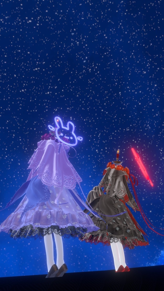 ネオンアニマルヘイロー【VRChatアクセサリー】