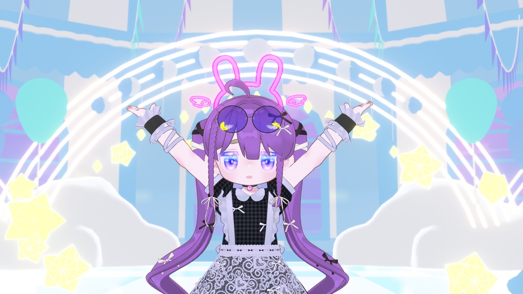 ネオンアニマルヘイロー【VRChatアクセサリー】