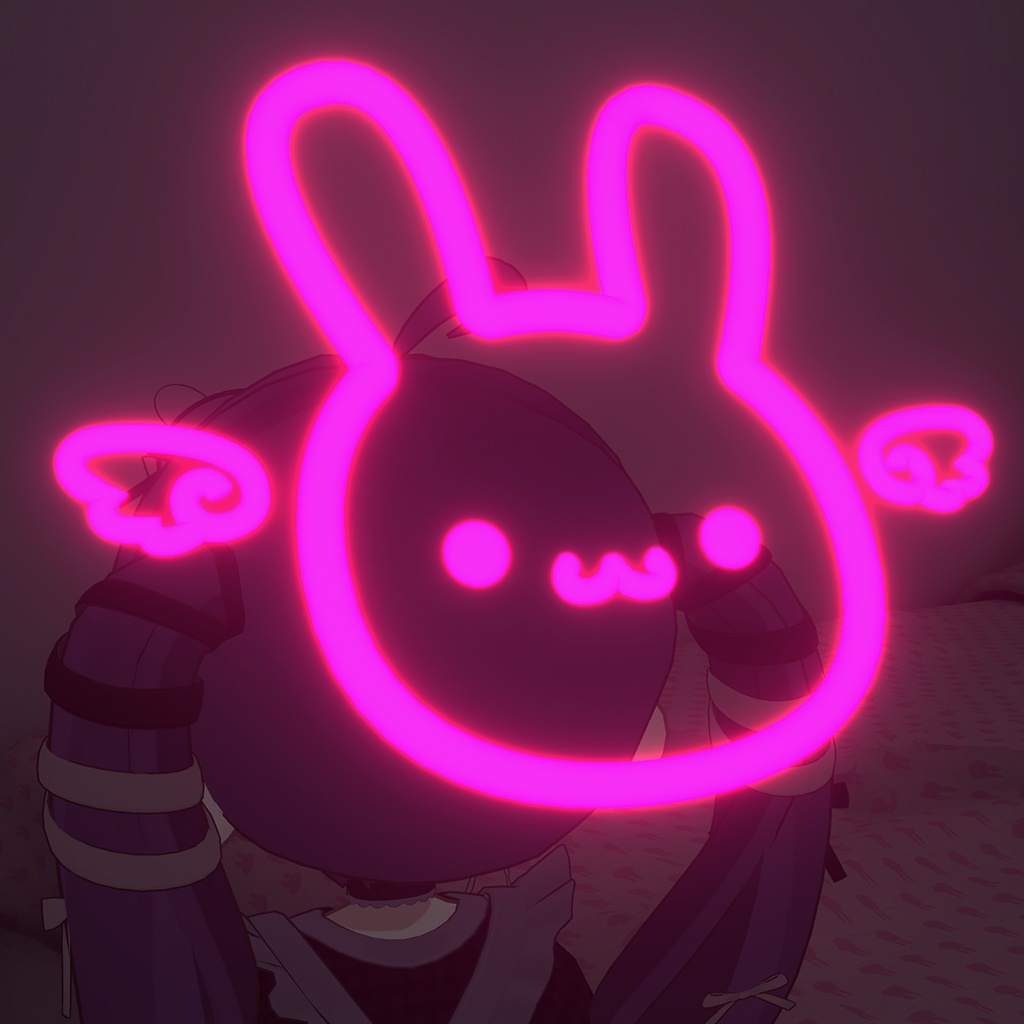 ネオンアニマルヘイロー【VRChatアクセサリー】