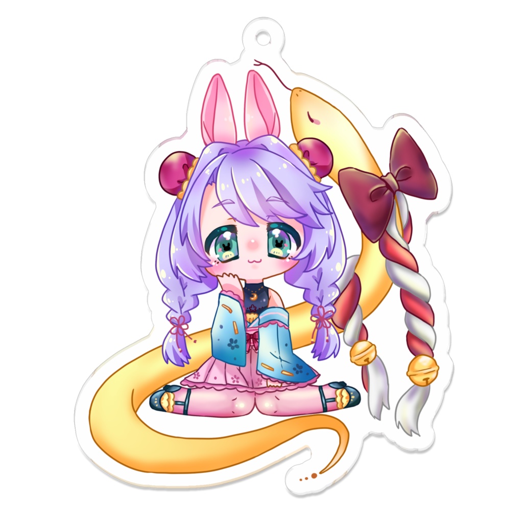 むにひめ*ヘビ年アクキー